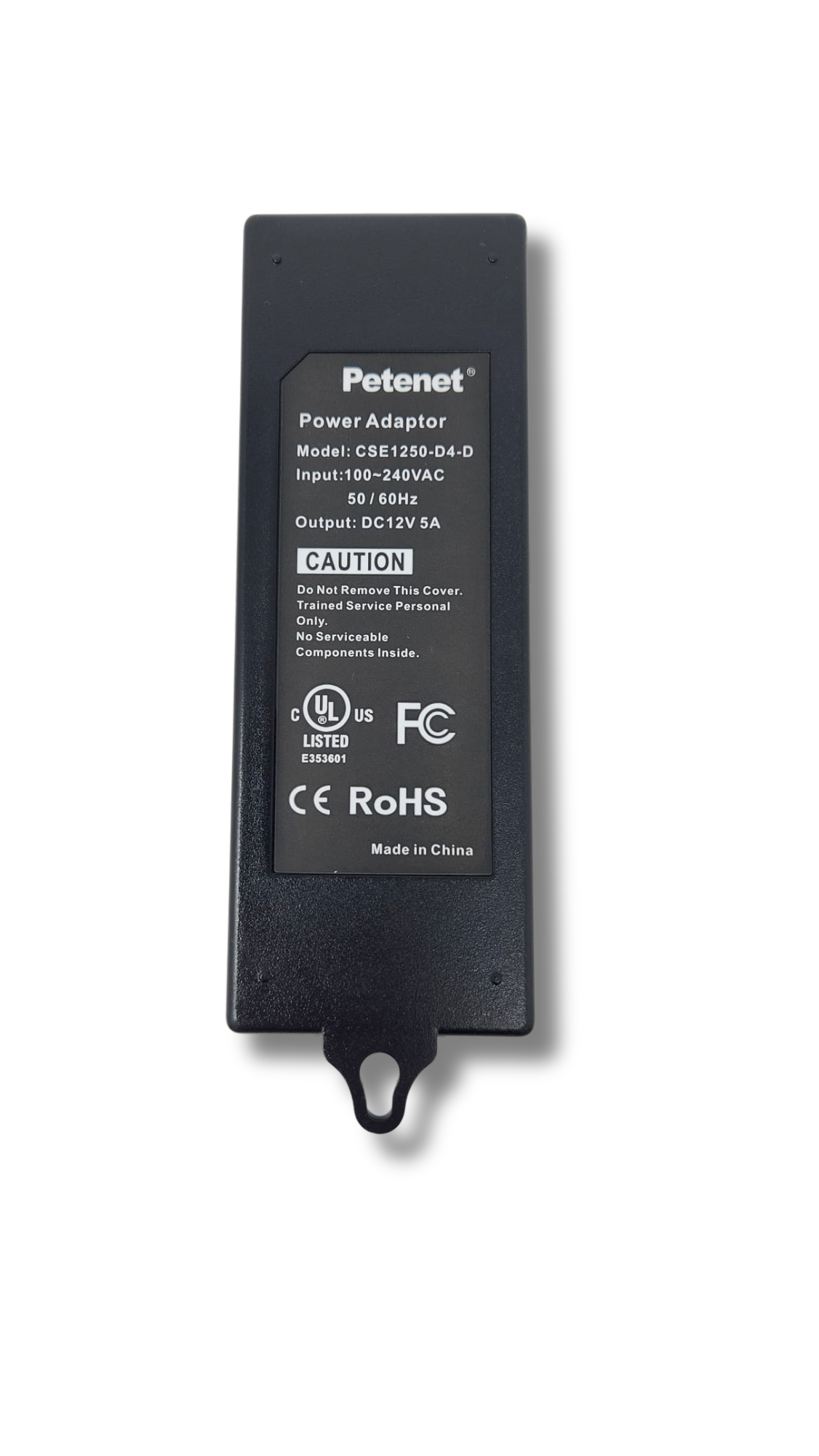 Petenet 4-Channel 12 VDC Plug-in Power Supply UL Approved 100V-240VAC Input to 12V-13.8VDC Output Good for CCTV Security Cameras Or Any Electronics Devices